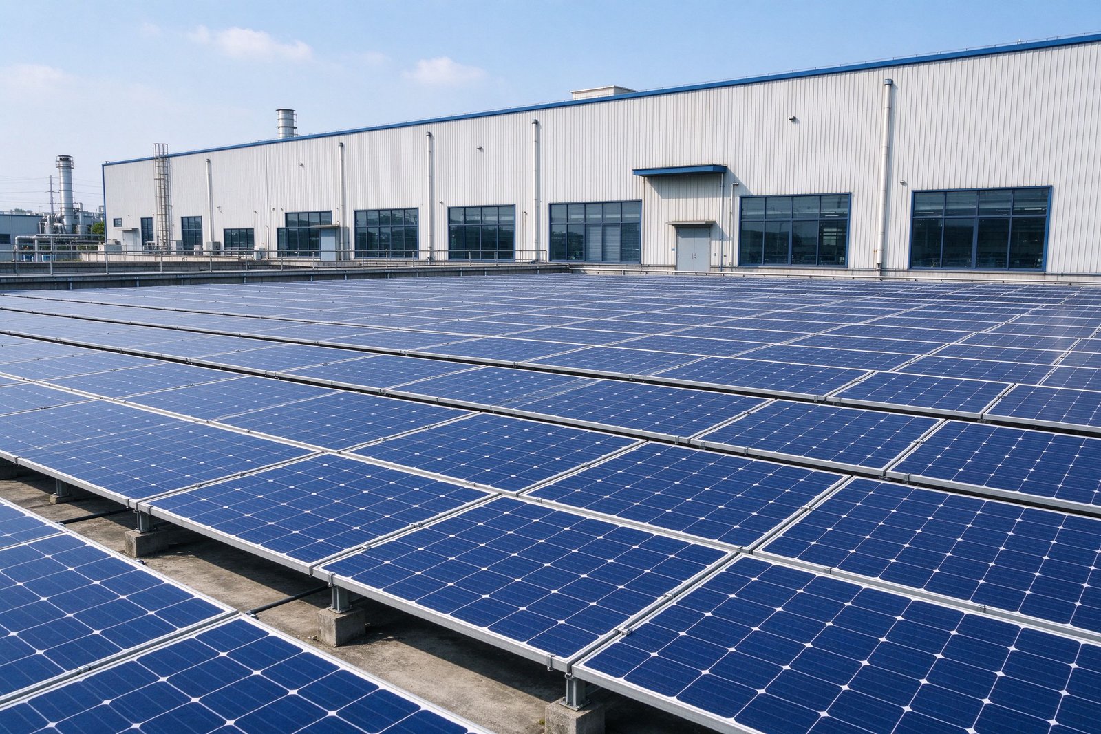 Commercial and industrial solar rooftop